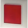 Lampada flash INC rosso 230VAC EDIZIOdue Hugentobler tipo16 piatto 