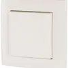 Cadre de recouvrement Eaton xComfort 1 fois pour poussoir 55×55mm blanc brillant 