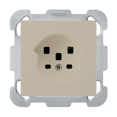 UP-Steckdose HA kallysto Typ 25 mit Steckklemmen beige 