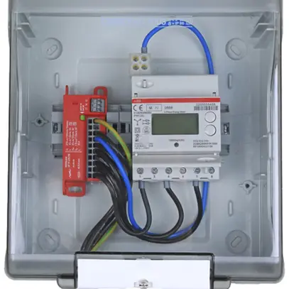 Scatola di giunzione dell'alloggiamento DEHNcube DCU EMOB 2 25 C tipo 2+3 