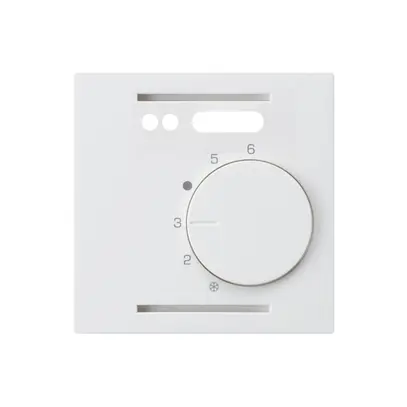 Kit frontal ENC kallysto blanc pour thermostat d'ambiance plancher chauffant 