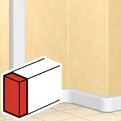 Embout Evolutive 35…80×150mm blanc 