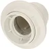 Portalampada E27 materiale sintetico M10×1 bianco con bordo 