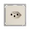 Presa INS EDIZIOdue T23 16A crema, con morsetti innest. 