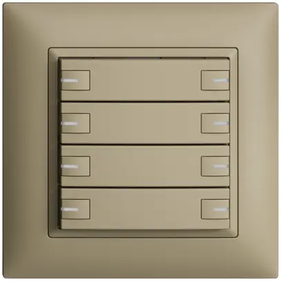 Pulsante INC KNX 8×EDIZIOdue sand RGB con LED 