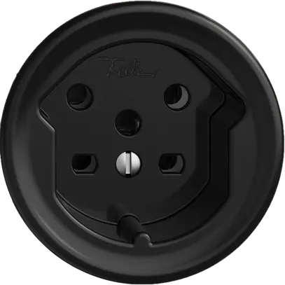 Prise ENC STANDARDdue T15 noir 