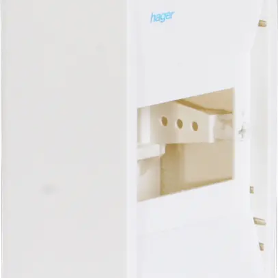 AP-Kleinverteiler Hager mini gamma 1-reihig 4TE IP30 110×180×82mm 