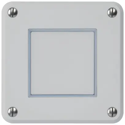 Contatto pulsante INC robusto IP55 2P grigio per combinazione 