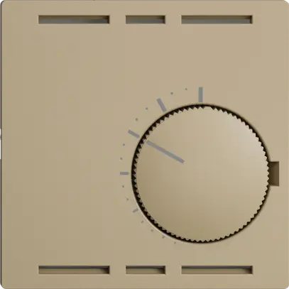 Thermostat d'ambiance ENC EDIZIOdue sand, sans interrupteur 