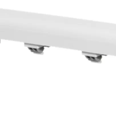 Quadrato di fis.laterale ESYLUX SLE/C, 106×262×45mm, bianco 