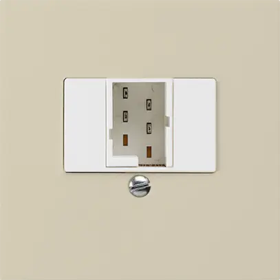 Insert pour prise de raccordement kallysto 1×TT83 beige 