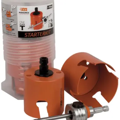 Jeu de scies-cloche MANDREX MXqs SuperXcut Electricien Ø65/83mm 