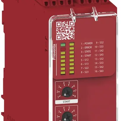 Relè di sicurezza SE XPSUDN, 8funzioni/6circuiti, 24V 3Ch/1R/1T PLe mol. 