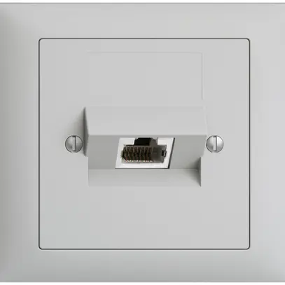 EB-Dose 1×RJ45/s 8P ITplus EDIZIOdue hellgrau 
