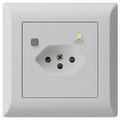 Presa INC KLI T13 FI 30mA grigio chiaro 