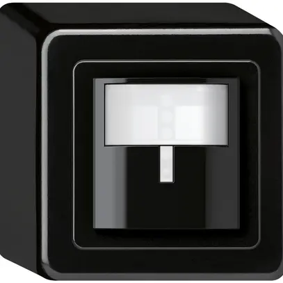 Rilevatore di movimento AP Hager basico Q stazione secondaria nero 