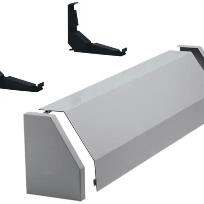 Canale di smistamento Hager univers 1-parte 300mm grigio 