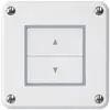 Pulsante per tapparelle INC robusto IP55 bianco con 2 tasti di comando 
