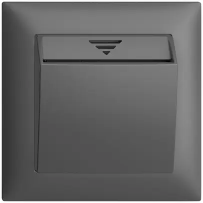 KNX Hotelcard ENC 1P EDIZIOdue gris foncé 