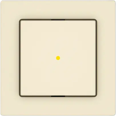 Interruttore a pulsante luminoso EDIZIO.liv SNAPFIX® 3/1L lent.front.KS gi cr 