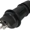 Spina tipo 23 MH TH55 quadratico 16A 230V 3P nero 