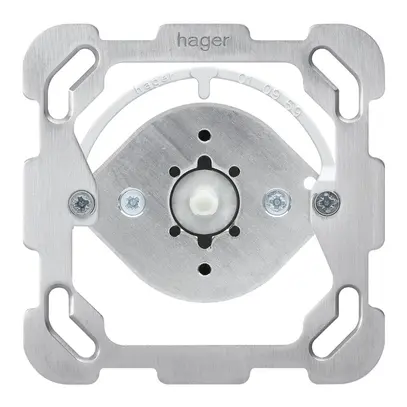 Intérieur contact pivotant Hager fermeur 1L avec plaque de fixation 