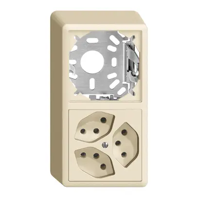 Combinazione AP vuoto+3×T13 EDIZIOdue crema 