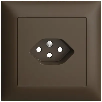 Kit frontal ENC EDIZIOdue coffee 88×88mm 1×T13 