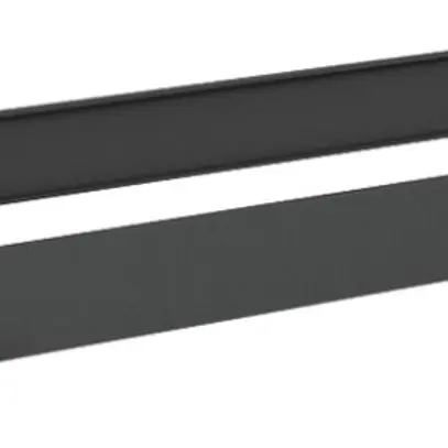 Zoccolo Hager univers 100×1550×400mm per armadio FR nero RAL 9005 