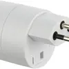 Reiseadapter NO BLOCK Eingang: SCHUKO, Ausgang: T12, Sicherung 10A, ws 