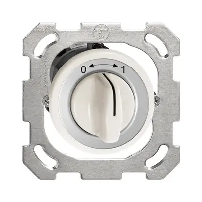 Contact pivotant ENC 0<-->1 blanc, avec manette 