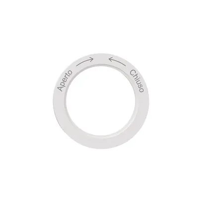 Disque indicateur NEVO, p.interrupteur rotatif, Aperto-> <-Chiuso, blanc 