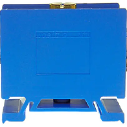 Borne de sectionnement à couteau Woertz 4…16mm² 60A 660V vis 1×2 TH35/G32 bleu 