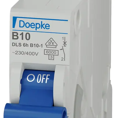 Disjoncteur Doepke DLS 6h 1L 230V B 10A 6kA 