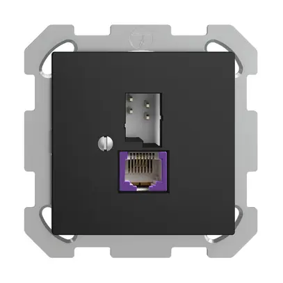 Presa INC T+T 6P/1×RJ45 DSL-a banda larga EDIZIOdue nero 