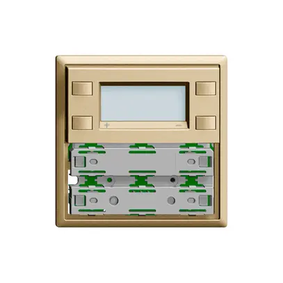 Placca frontale RTH KNX 1…4×EDIZIOdue sand con LED RGB 