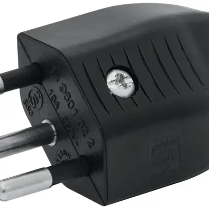 Stecker Steffen T12 schwarz 