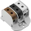 Bloc répartiteur WM WPD 330 3×50/3×50mm² 150A 1000V TS35 brun/noir/gris clair 