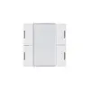 Tasterfront Hager basico KNX 4-fach LED weiss 45×45mm 