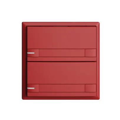 Pulsante KNX RGB EDUE, 250mW, c.LED RGB, carta, 2×pulsante, C.2×T., ber 