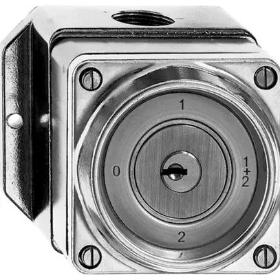 Interr. rot. AP umid.1/1L Al pallin. con serratura di sicur. 