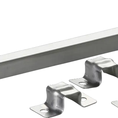 Profilo di protez.Flury Al54 acciaio inossidabile A2, L=1500mm, con bride 