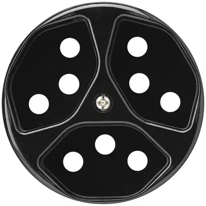 Disco frontale 3×tipo 13 nero basico con protezione bambini 