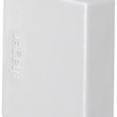 Pezzo finale Hager tehalit.LF/LFH 20×20mm grigio IP30 