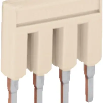 Pettine collettore WAGO isolato 4 volte 14A grigio chiaro 