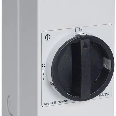 AP-Lasttrennschalter K&N 20A/400V 0/4L IP66/67 schwarz/grau, "O-I" 