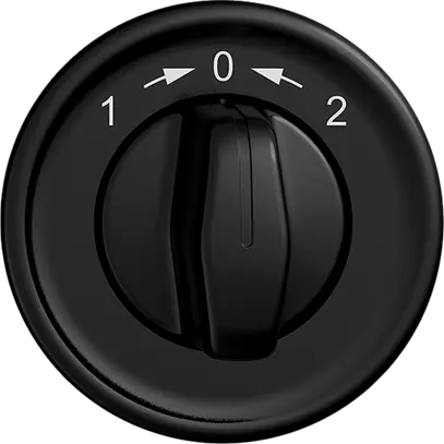 Contact pivotant ENC 1->0<-2 STANDARDdue noir, avec manette 