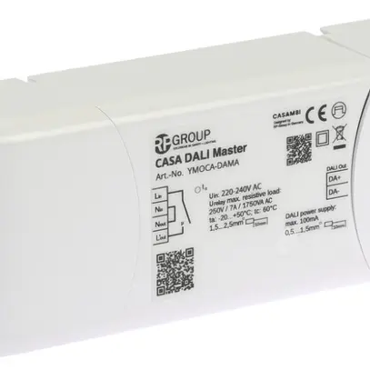 Apparecchio comando LED YMOCA-DAMA, Casambi DALI-Master 7A/250VAC 