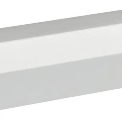 Cache d'entrée de câble Hager vector pour 18 modules gris clair 