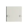 Touche 1/1 KNX/électron.s.LED EDIZIOdue commande à 2-touches gris clair 